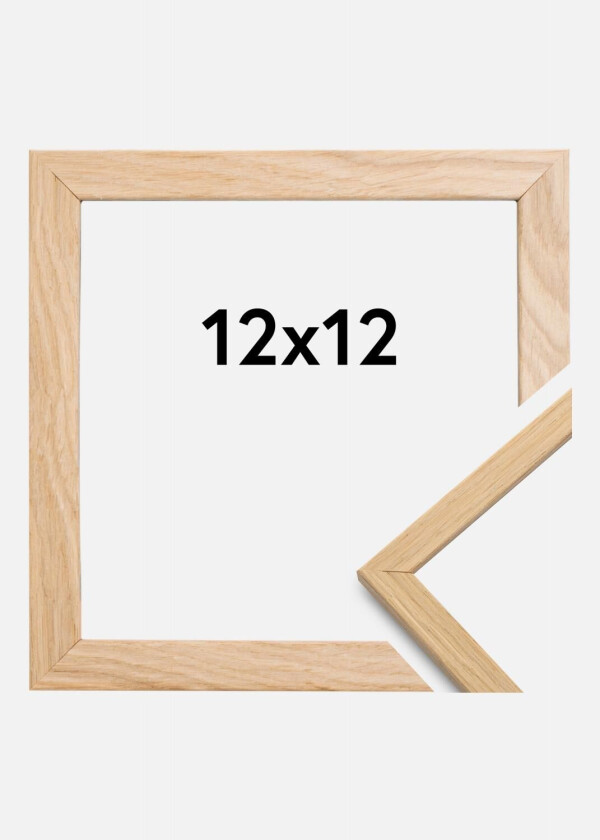 Ramme Edsbyn Akrylglass Eik 12x12 Cm