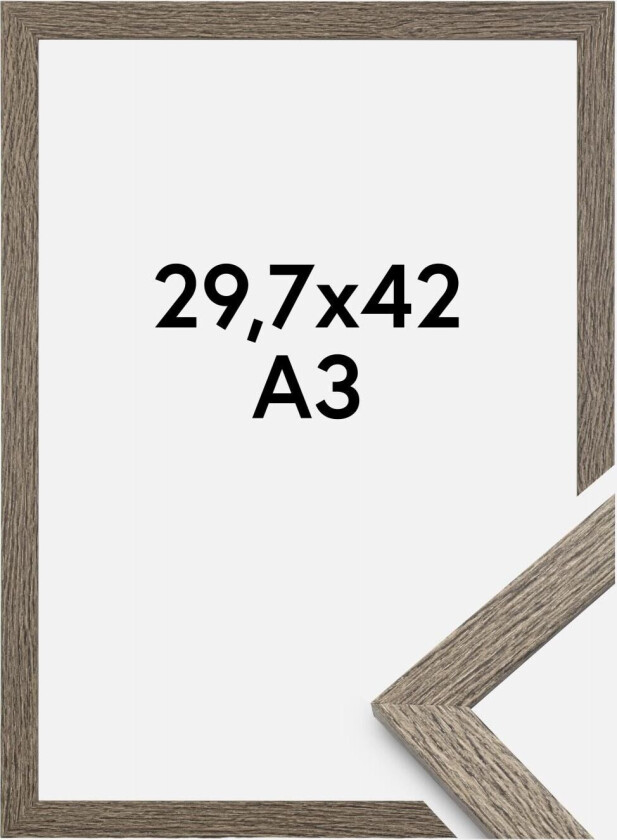 Ramme Stilren Akrylglass Dark Grey Oak 29,7x42 Cm (A3)