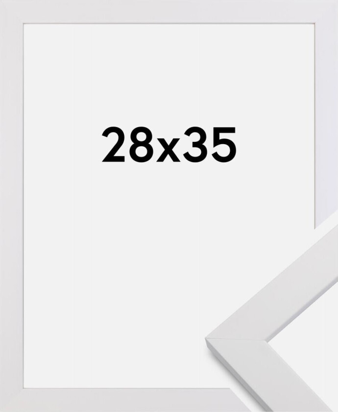 Ramme White Wood 28x35 Cm