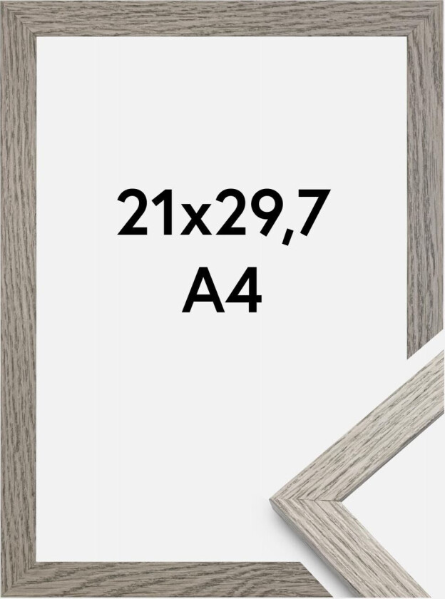 Ramme Stilren Akrylglass Grey Oak 21x29,7 Cm (A4)