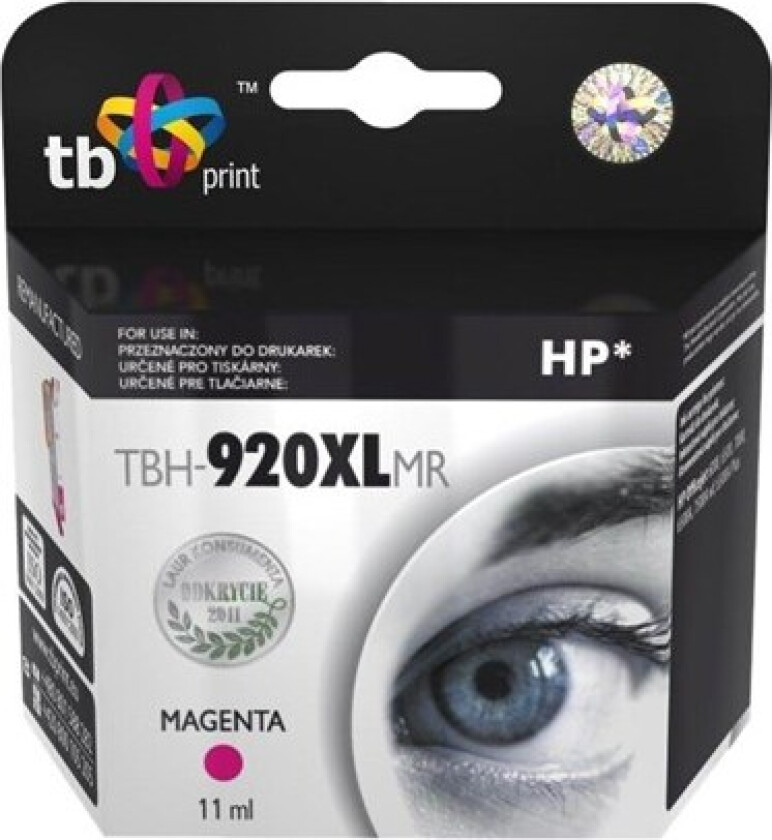 TBH-920XLMR - Blekkpatron Rød
