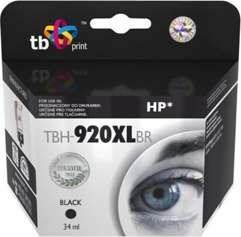 TBH-920XLBR - Blekkpatron Svart