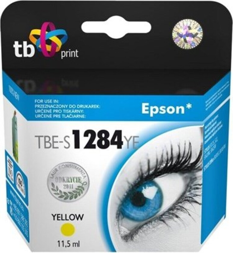 TBE-S1284YE - Blekkpatron Yellow