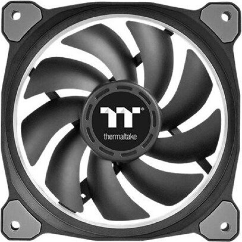 Riing PLUS 12 LED RGB Radiator Fan TT Premium Edition - Kabinettvifte - 120mm - Svart