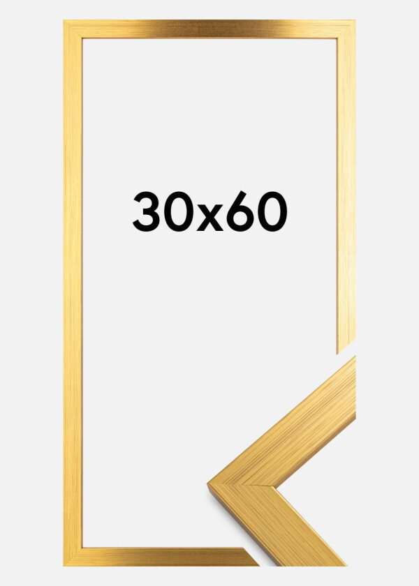 Ramme Gold Wood 30x60 Cm