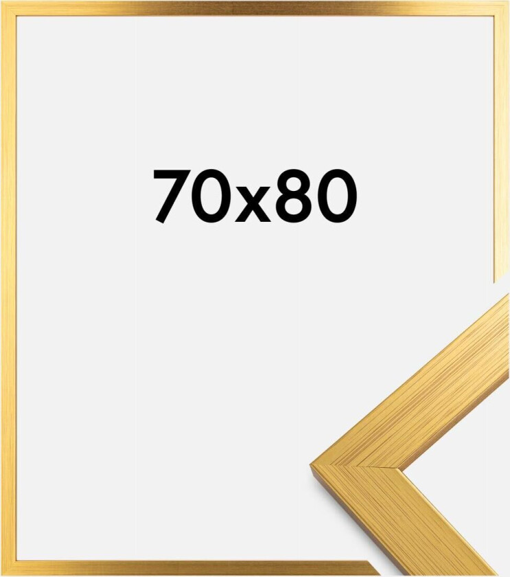 Ramme Gold Wood Akrylglass 70x80 Cm
