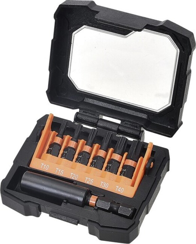 Slagbitssett Torx-spor - 7 deler