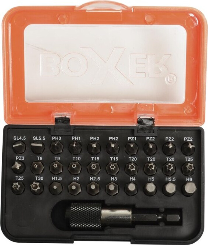 Bitssett - 31 deler (S2-stål)