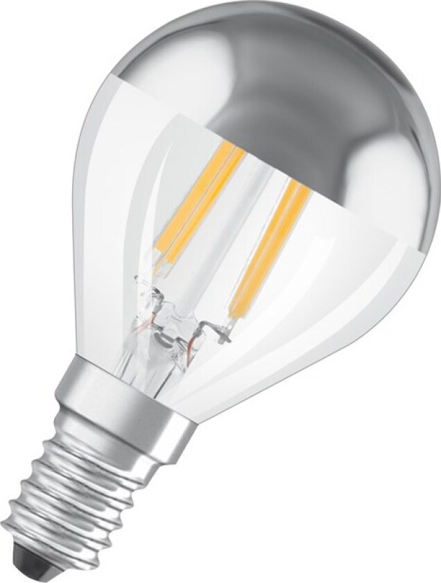 LED-lyspære Mini-ball 4W/827 (34W) Mirror Clear E14