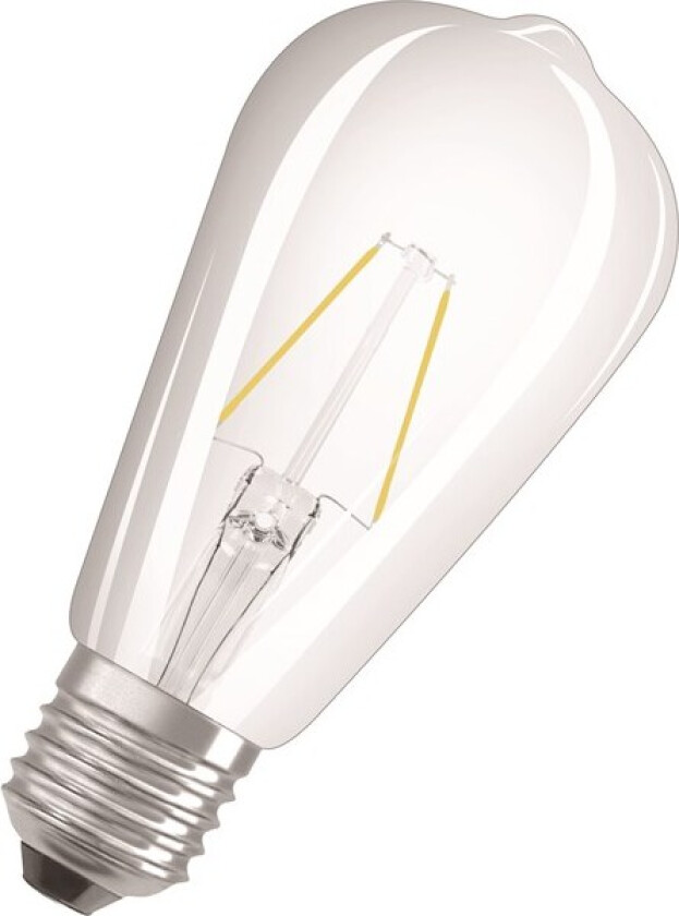 LED-lyspære Edison 2.5W/827 (25W) filament clear E27