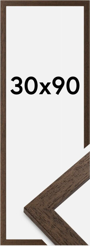 Ramme Brown Wood 30x90 Cm