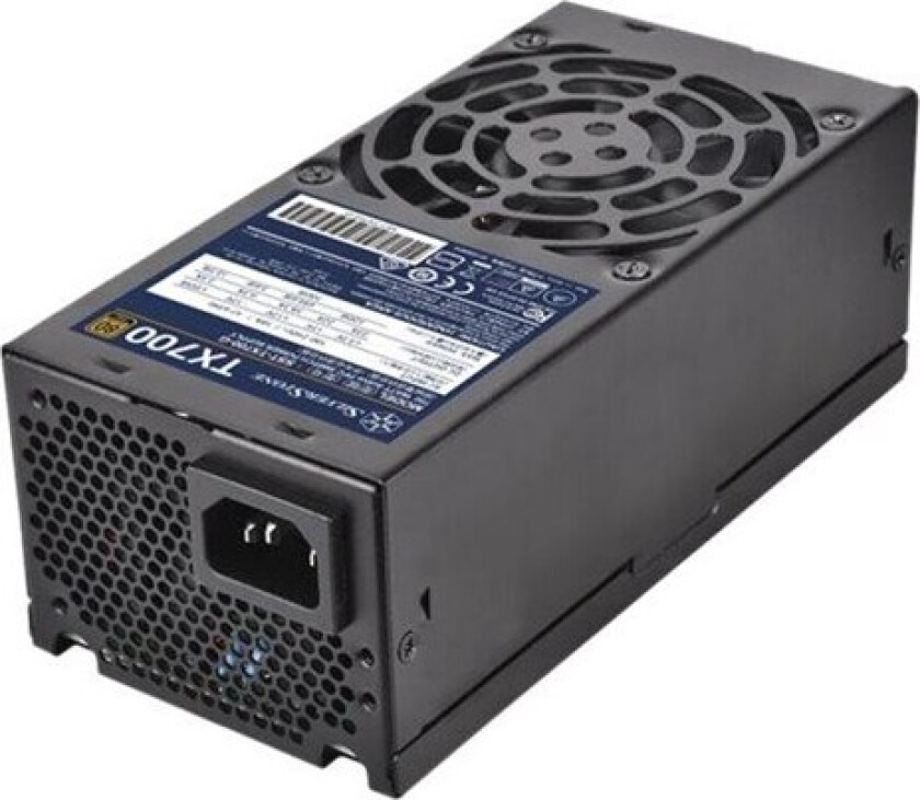 SilvStone SST-TX700-G 700W Strømforsyning (PSU) - 700 Watt - 80 mm - 80 Plus Gold sertifisert