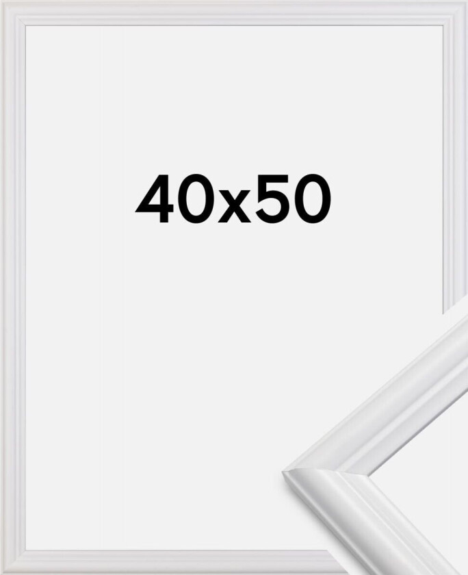 Ramme Siljan Hvit 40x50 Cm