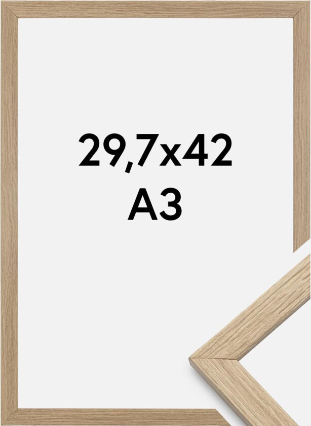 Ramme Stilren Akrylglass Eik 29,7x42 Cm (A3)