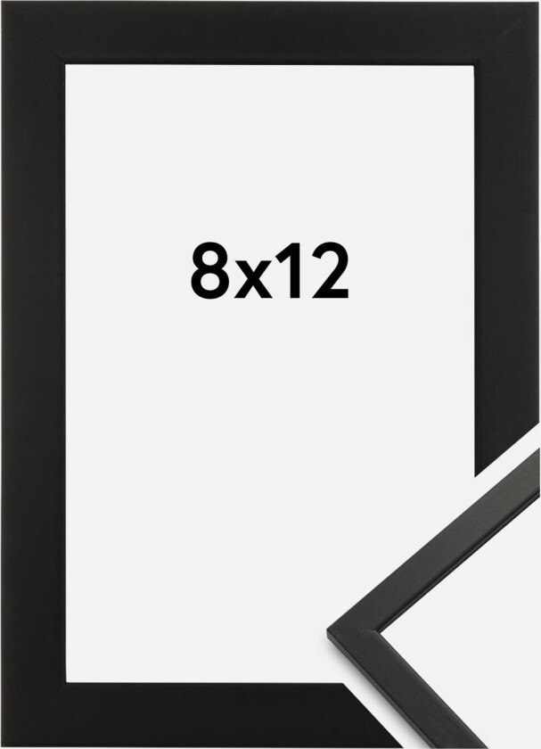 Ramme Edsbyn Akrylglass Svart 8x12 Cm