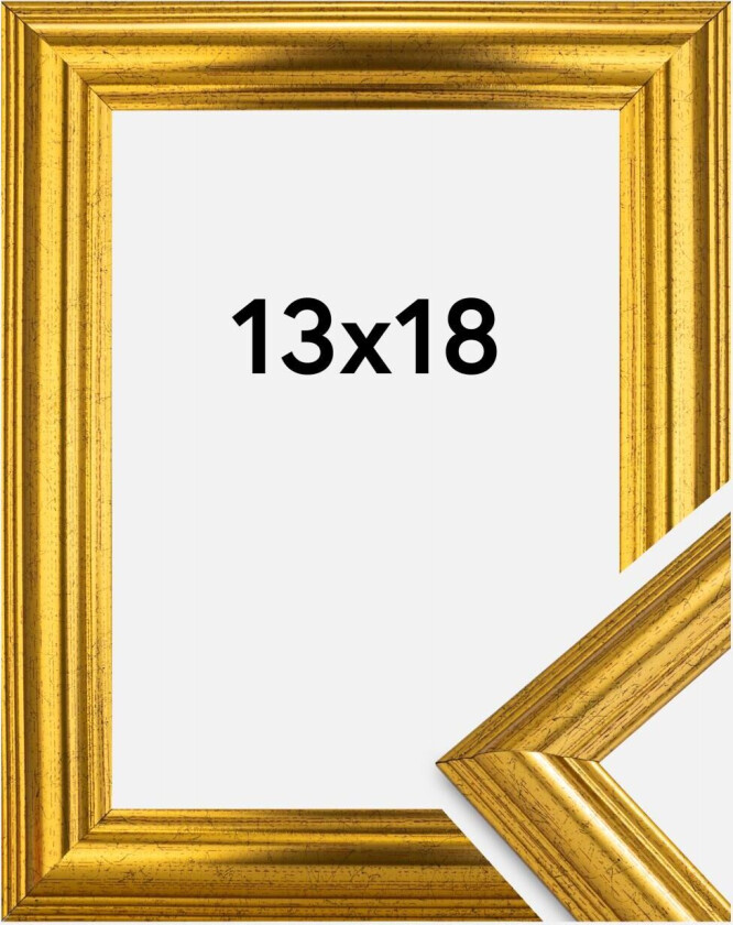 Ramme Västkusten Gull 13x18 Cm