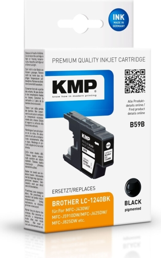 B59B - black - ink cartridge (alternative for: Brother LC1240BK) - Blekkpatron Svart