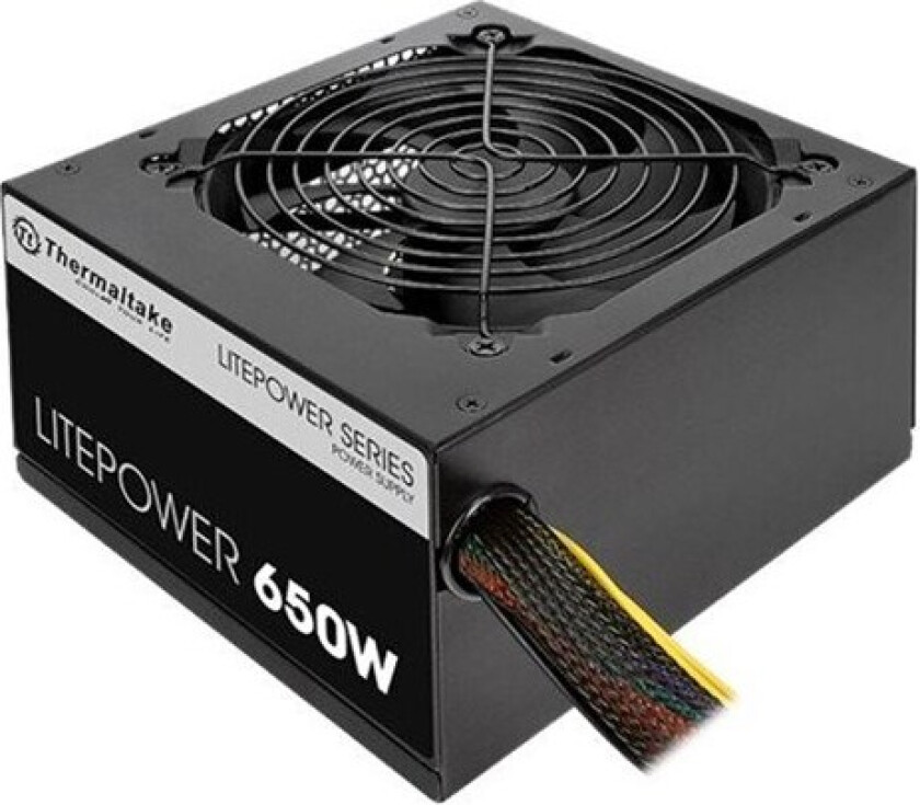 Litepower LTP-650AL2NK Strømforsyning (PSU) - 650 Watt - 120 mm - 80 Plus