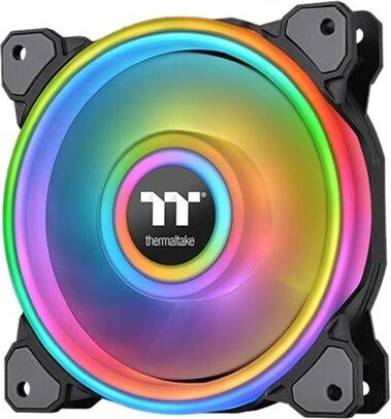 Riing Quad 12 RGB Radiator Fan TT - Kabinettvifte - 120mm - Svart