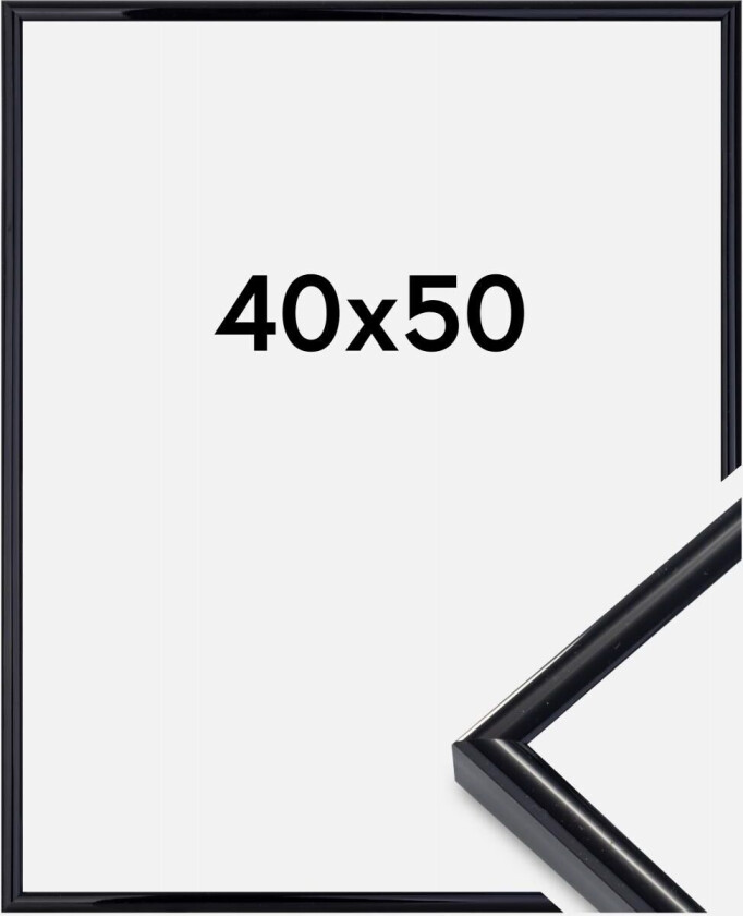Ramme Victoria Akrylglass Svart 40x50 Cm
