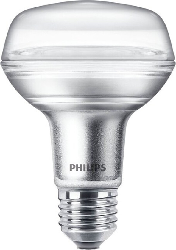 LED-lyspære Reflektor R80 8W/827 (100W) 36° E27