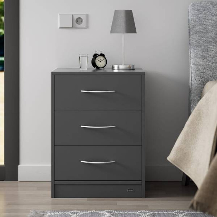 Nattbord Eloise 54x39x28cm - antrasitt