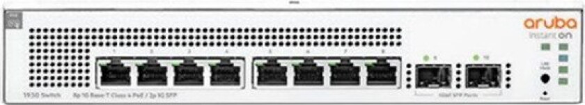 Aruba Instant On 1930 8G Class4 PoE 2SFP 124W Switch