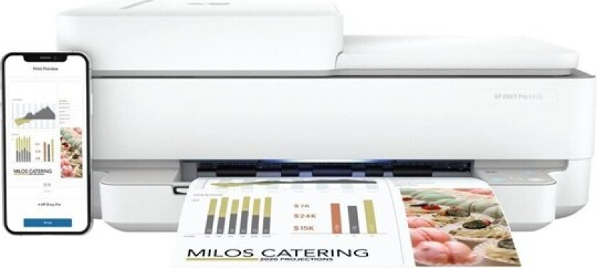 ENVY Pro 6420 All-in-One Blekkskriver Multifunksjon med faks - Farge - Blekk
