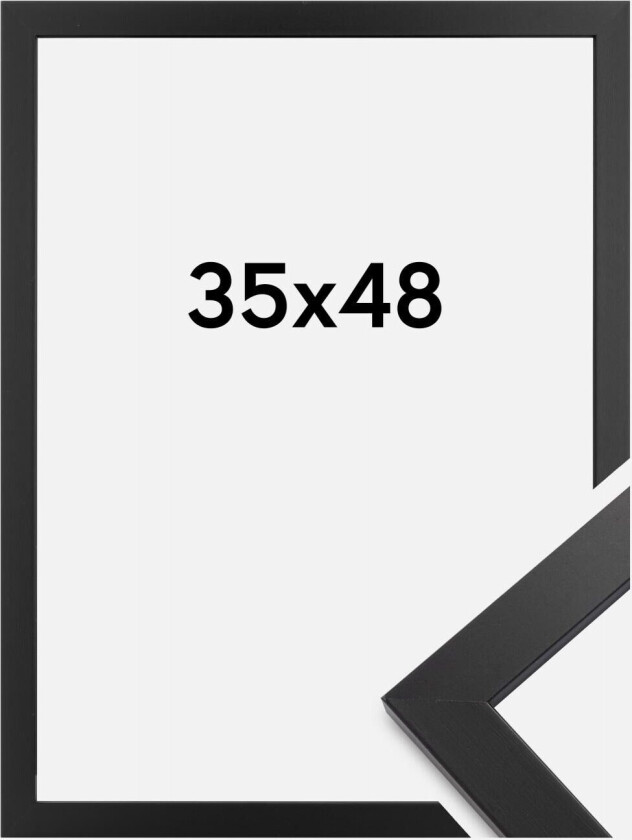 Ramme Black Wood Akrylglass 35x48 Cm