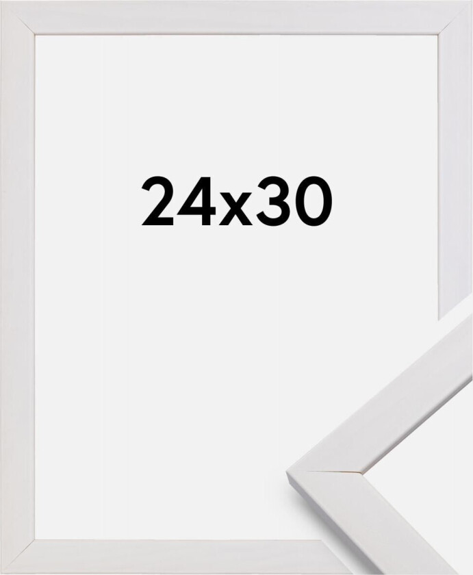 Ramme Stilren Hvit 24x30 Cm