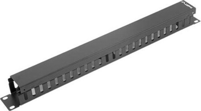 AK-1201-B 19" Cable Management Panel Type A 1U Black