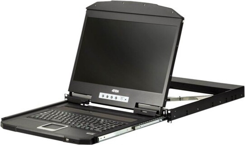 18" ATEN CL3100NX-ATA-AG 1U Ultra Short Depth Sin - 5 ms - Skjerm