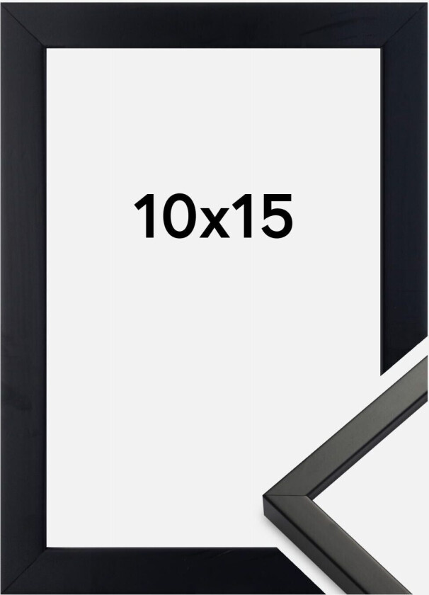 Ramme Exklusiv Svart 10x15 Cm