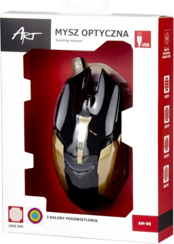 AM-98 - Mus - Optisk - 6 - Gull