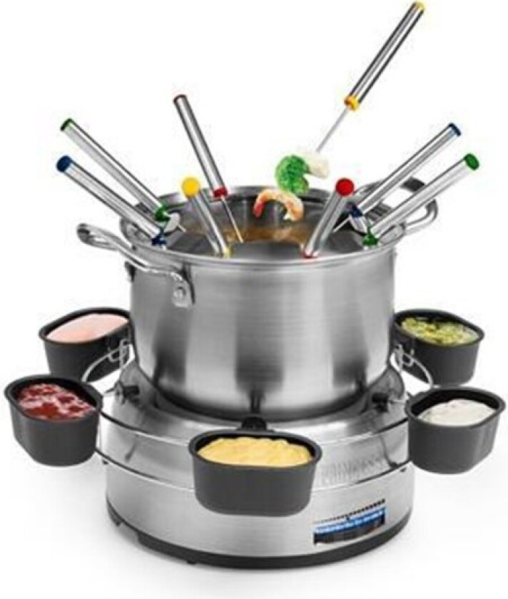 172680 Stainless steel fondue family set 1.2 L.