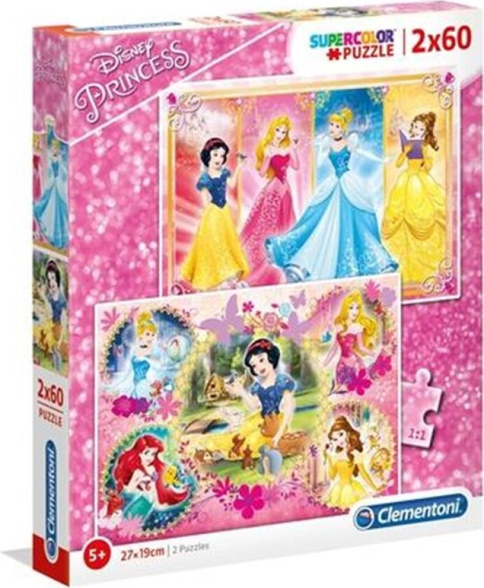 2x60 pcs. Puzzles Kids Special Collection Princess