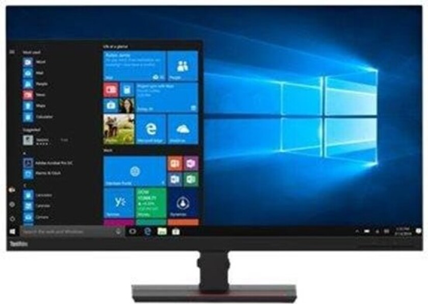 32" Lenovo T32h-20 - 2560x1440 - IPS - 75W USB 3.1 HUB - 4 ms - Skjerm