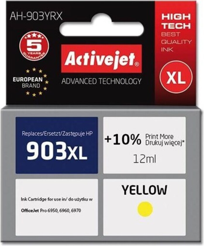 AH-903YRX - Blekkpatron Yellow