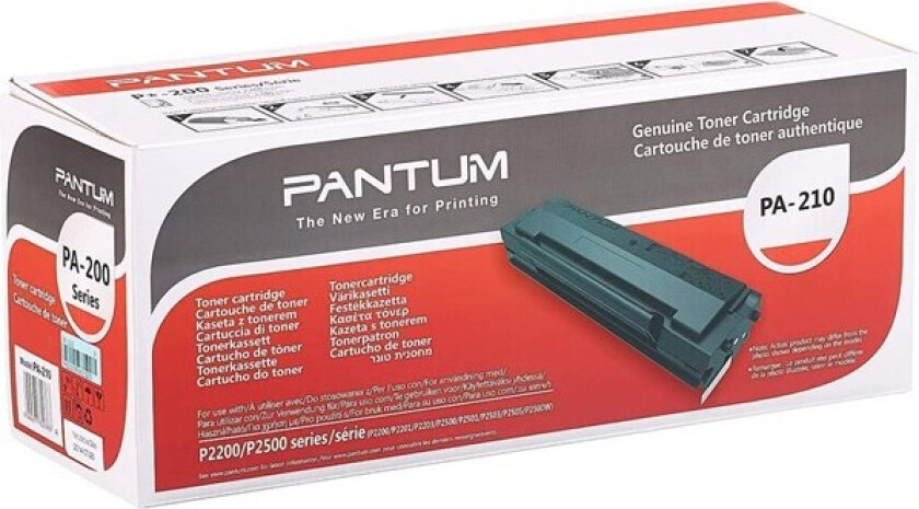 PA-210 Toner Cartridge - Laser toner Svart