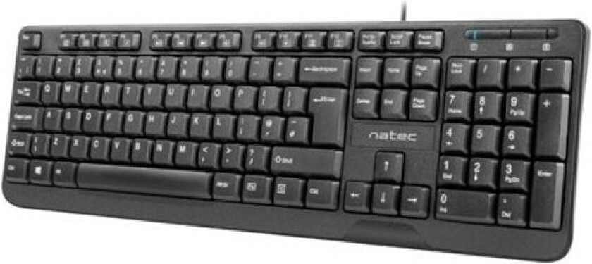 Genesis - Tastatur - Amerikansk Engelsk - Svart