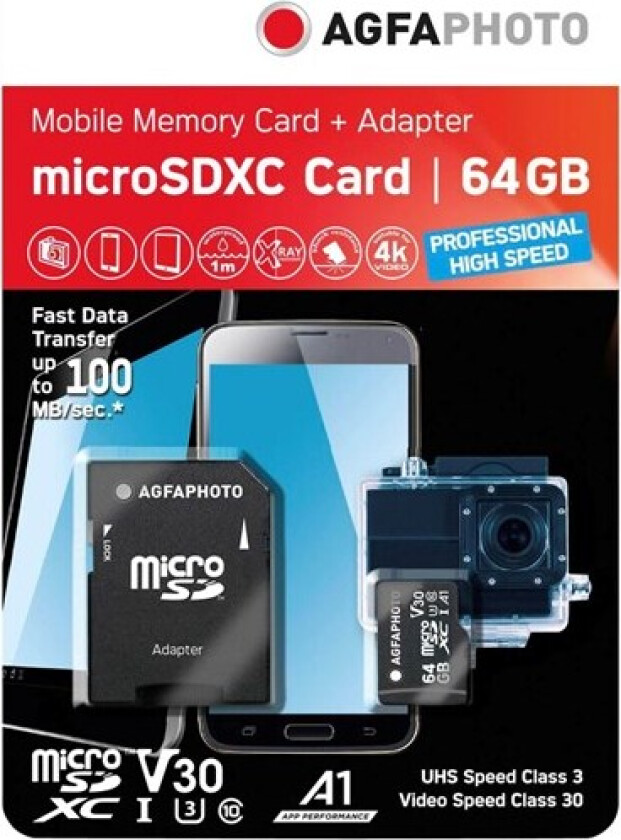 Photo MicroSDXC UHS-I 64GB High Speed C 10 U