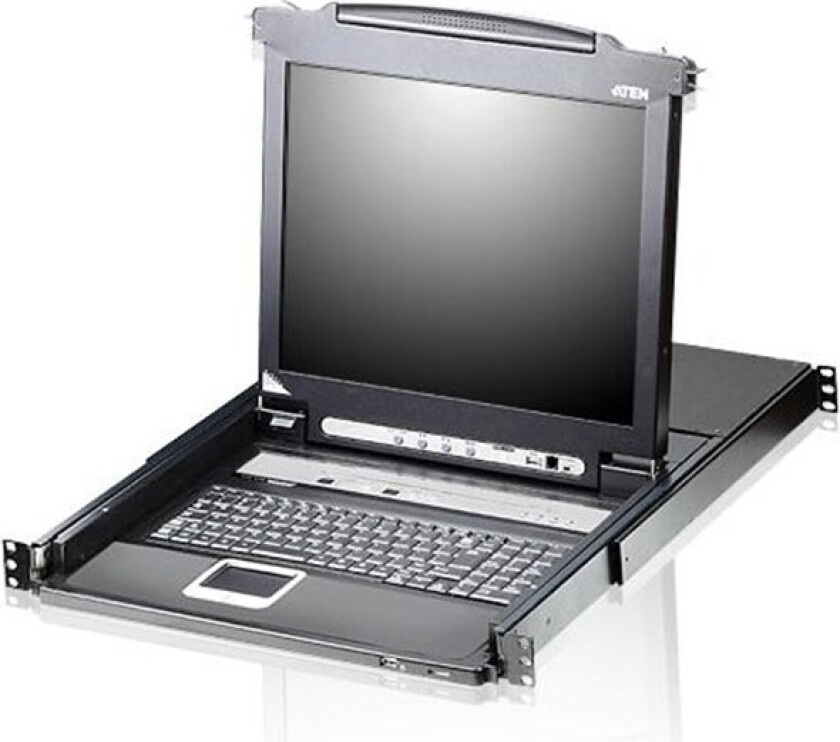 KVM-konsol med 17" LCD-skärm 16xSPHD UK lay - Skjerm