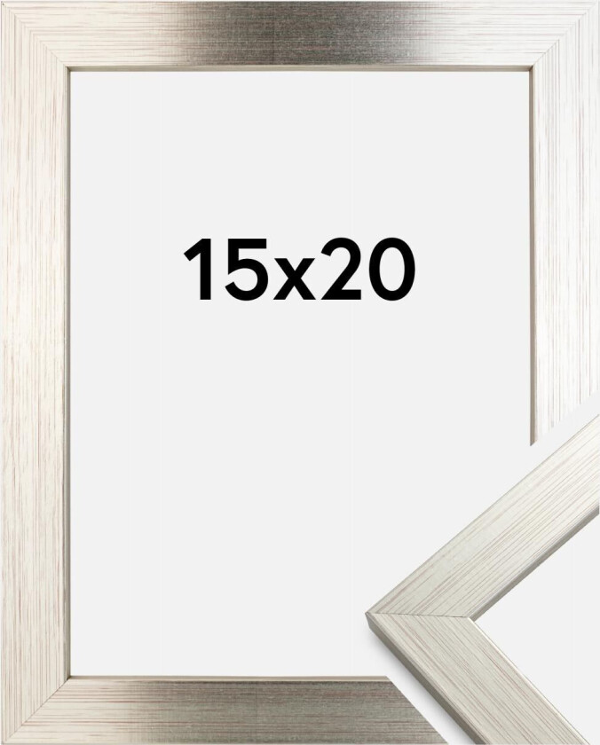 Ramme Silver Wood 15x20 Cm