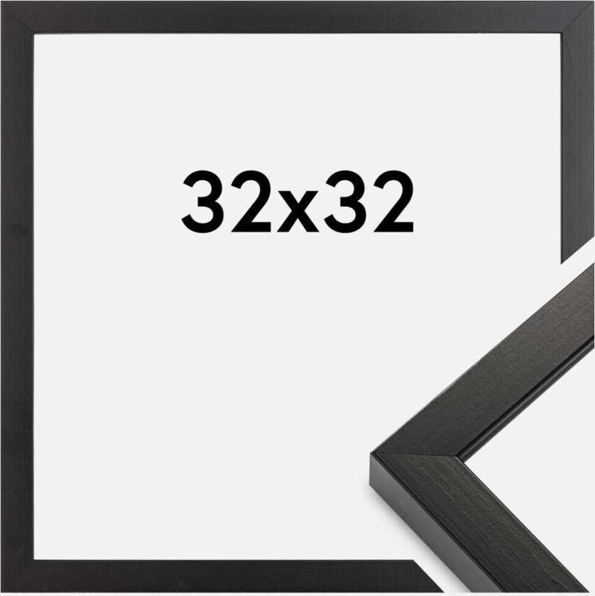 Ramme Amanda Box Svart 32x32 Cm