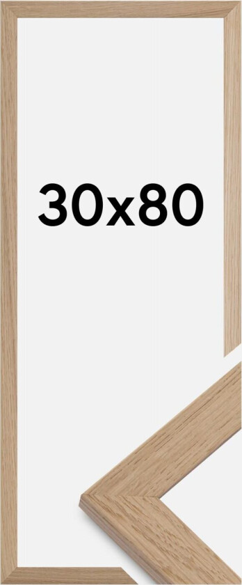 Ramme Trendline Akrylglass Eik 30x80 Cm