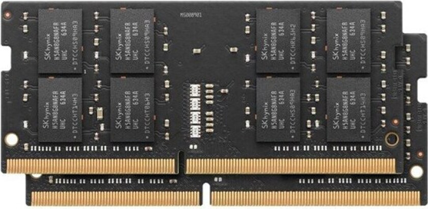 - DDR4 - 32 GB: 2 x 16 GB - SO-DIMM 260-pin - unbuffered