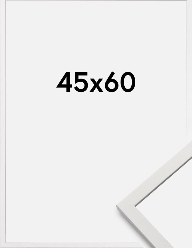 Ramme Edsbyn Akrylglass Hvit 45x60 Cm