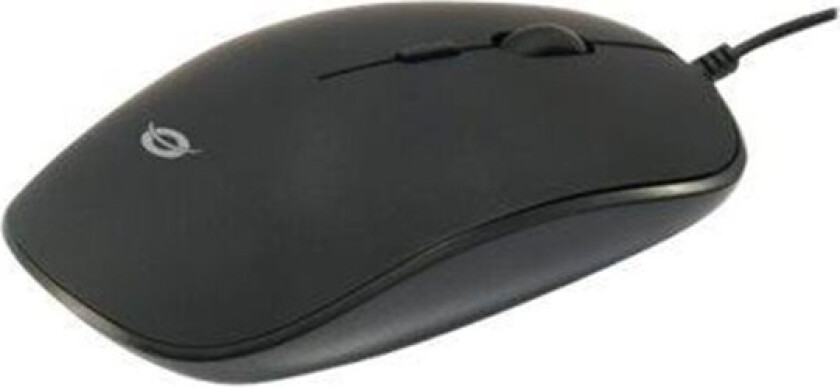 Conceptronic REGAS E4 - mouse - USB - black - Mus - Optisk - 4 - Svart