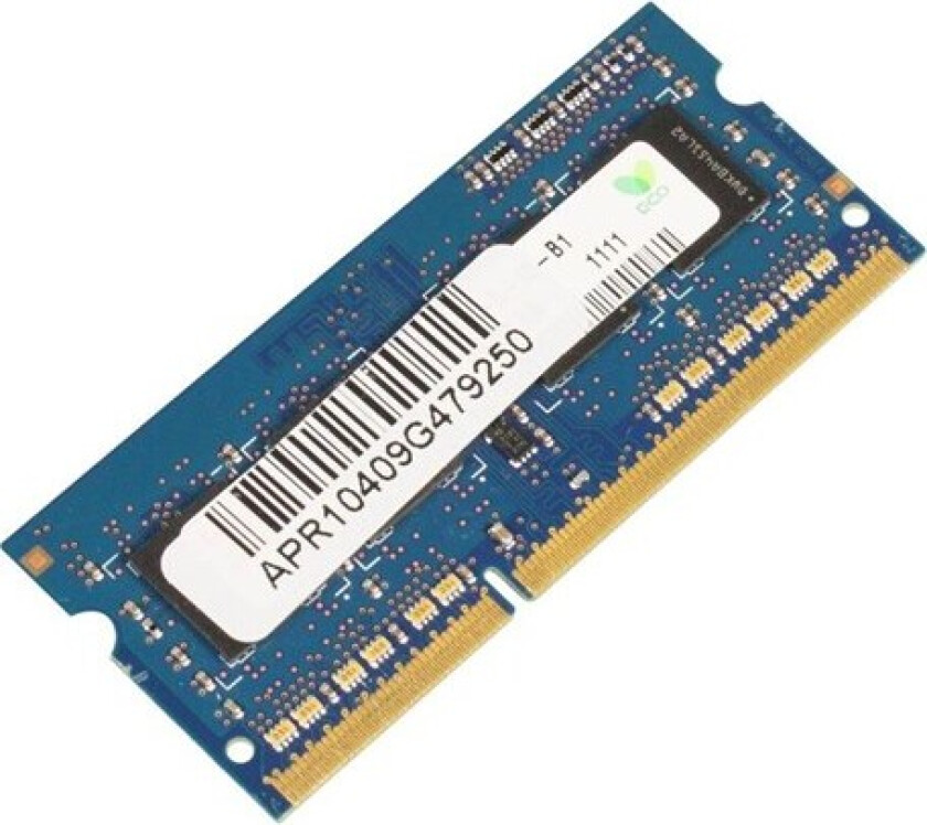 Memory - DDR3 - 2 GB - SO-DIMM 204-pin - unbuffered