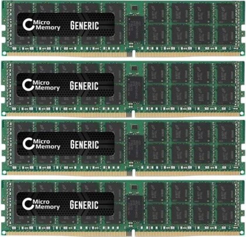 Memory - DDR4 - 64 GB: 4 x 16 GB - DIMM 288-pin - registered with parity